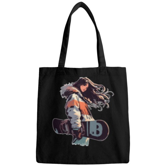 Discover animes girls snowboarder Bags