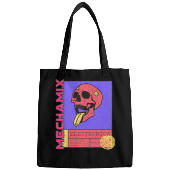 Discover MECHAMIX VAPOURWAVE skulls FUN Bags
