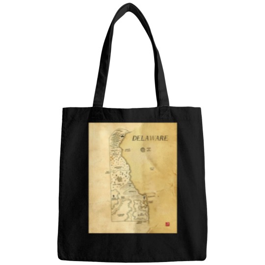 Discover Delaware As A Fantasy Map 1851 Bags