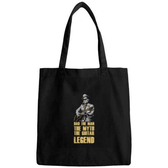 Discover Dad The Man The Myth The Guitar legends Bags