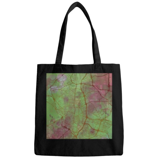 Discover Madrid Spain Street Yellow Pink 763 Bags