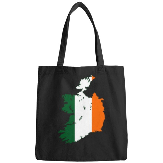 Discover Flag Map of Ireland Bags