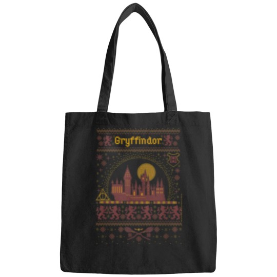 Discover à motif de pull de noël laid gryffondor Bags