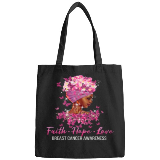 Discover BC Breast Cancer Awareness Faith Hope Love Butterflies Women Cancer Bags
