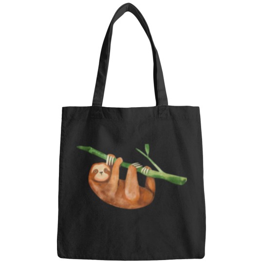 Discover Kawaii sloth watercolor Active Kawaii sloth watercolor Active Bags