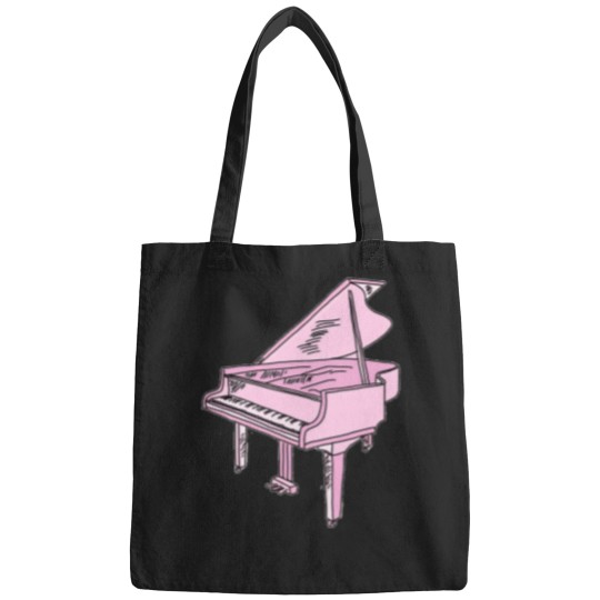 Discover Baby Pink Grand Piano Bags