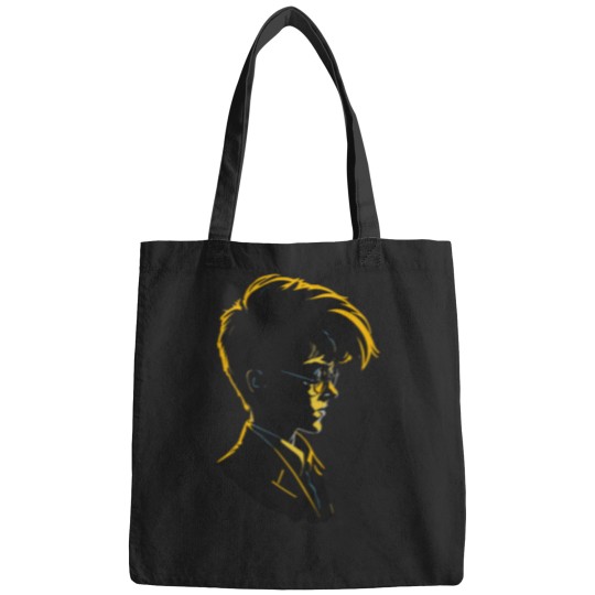 Discover Young man wearing a suit and glasses Bags