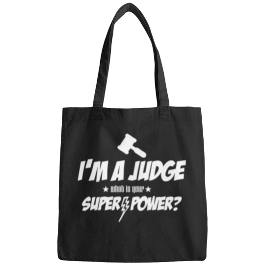 Discover I_m a Judge - What Is Your Super-Power  Courtroom Gift for a Judge Gift for Dad Gift for Mom Chrisas Gift Birthday Gift BD-277 Bags
