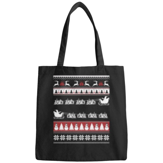 Discover Farmer - Ugly Christmas Sweater for farmer Bags