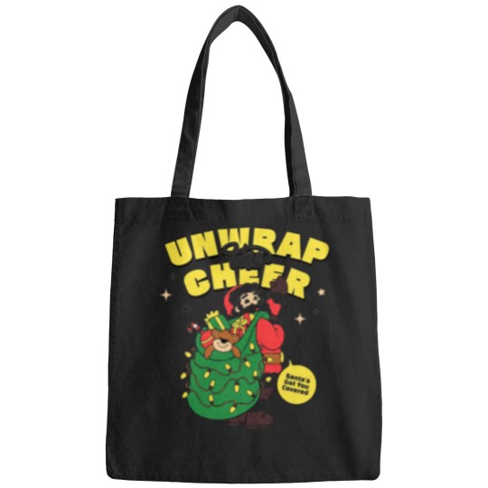 Discover Unwrap the Cheer Christmas Hoodie Bags