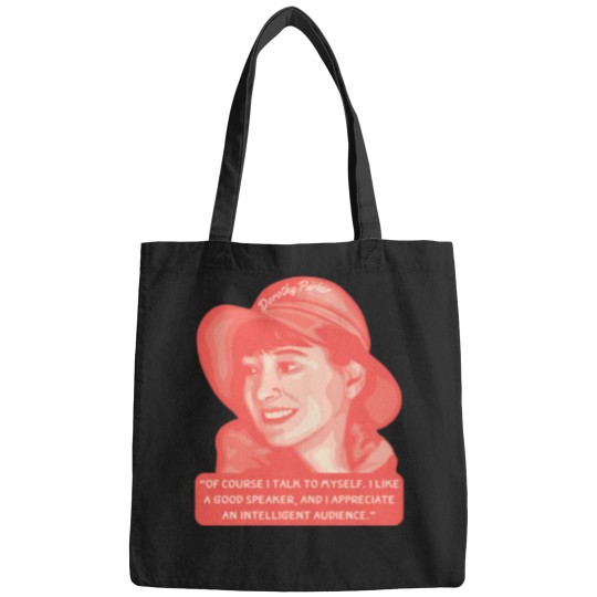 Discover Dorothy Parker Portrait And Quote Bags