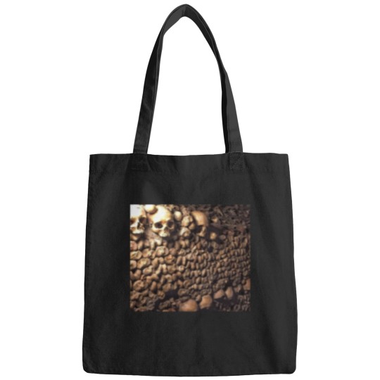 Discover Paris Catacombs, original photography Bags