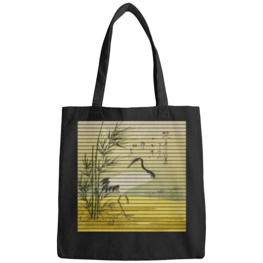 Discover Famous Vintage Art Crane Bamboo and Iris Special Design Bags