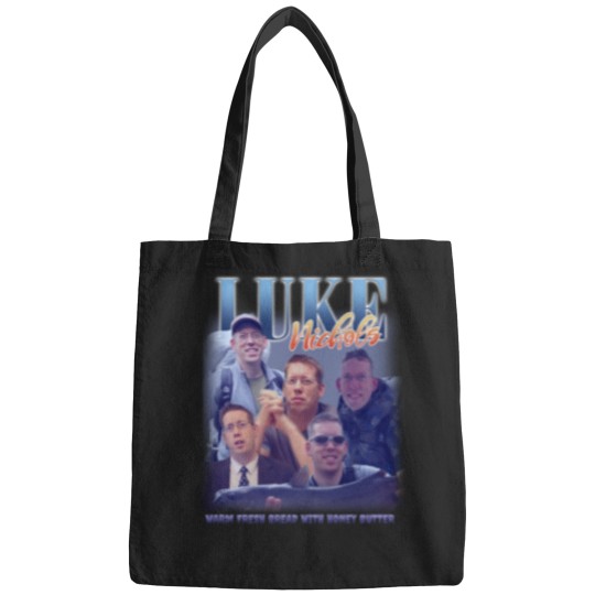 Discover Luke Nichols Vintage Bootleg Bags, Warm Fresh Bread With Honey Butter Bags