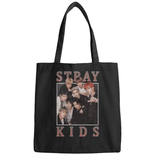 Discover STRAY KIDS Vintage Retro Band Style 90s Bags