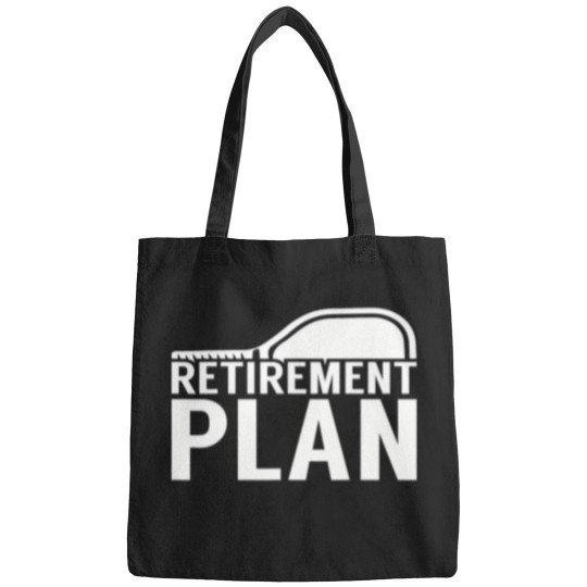 Discover s funny pickleball retiret plan pickleball player Bags