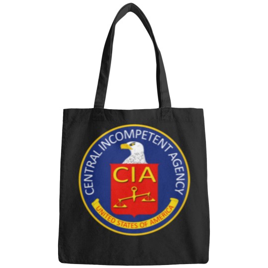 Discover Central Incompetent Agency CIA seal Bags
