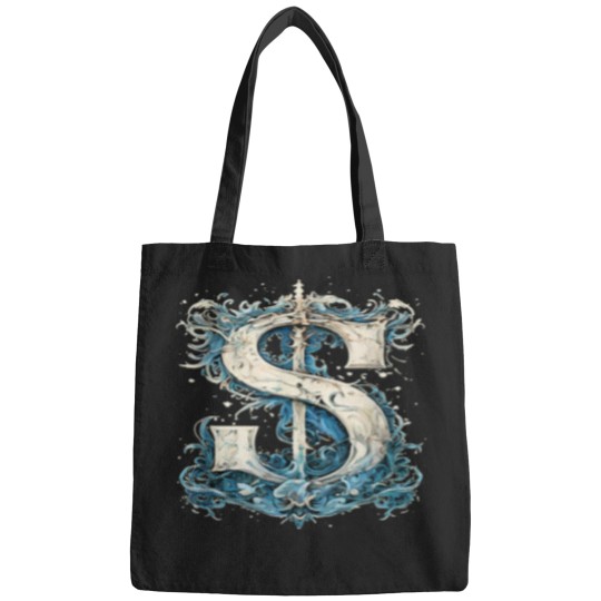 Discover S Letter Alphabet Vintages Monogram S Initials Name Bags