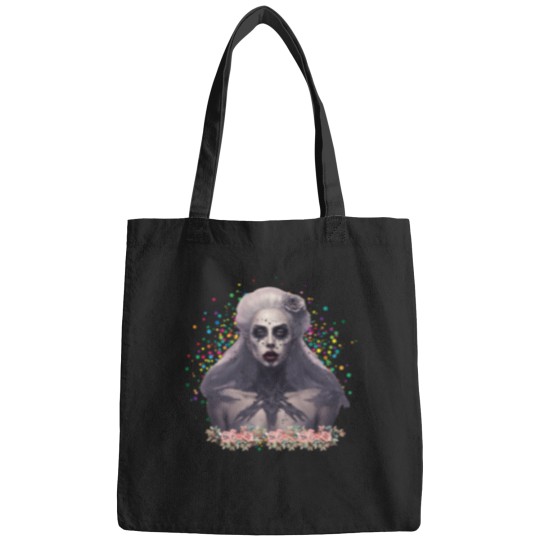 Discover Zombie Ld ga Flower Scene  Where Horror and Art Collide Bags