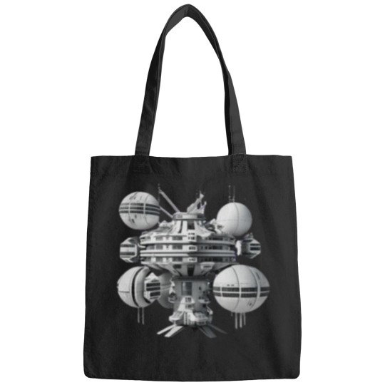 Discover Astronautical - Satellite Streetwear Graphic T-Shirt Bags