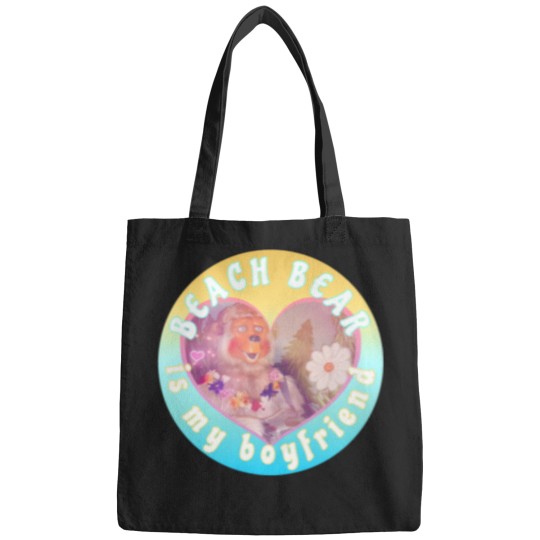 Discover Beach Bear Is My Boyfriend Bags