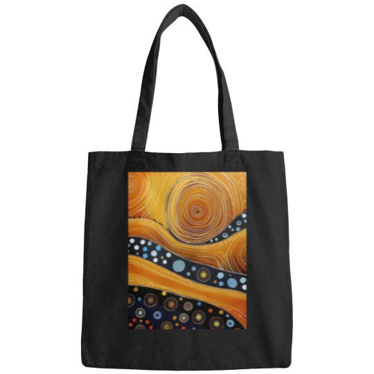 Discover Ancestral Connections I Contemporary Aboriginal Art that Conveys Spirituality and Connection to the Bags
