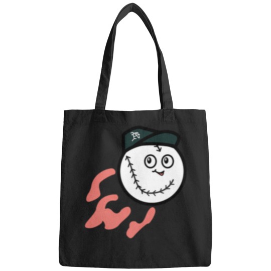 Discover Flame-Baseball T-Shirt Bags