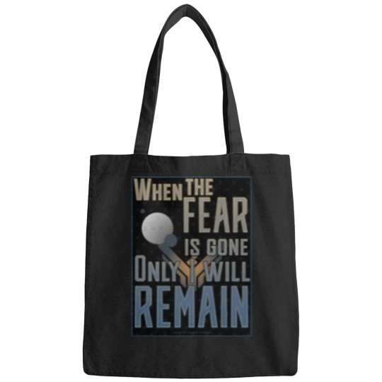 Discover Fear is the Mind Killer, ne 2020, Face my Fear, une 2021, beyond fear, Destiny Awaits, book cover Bags