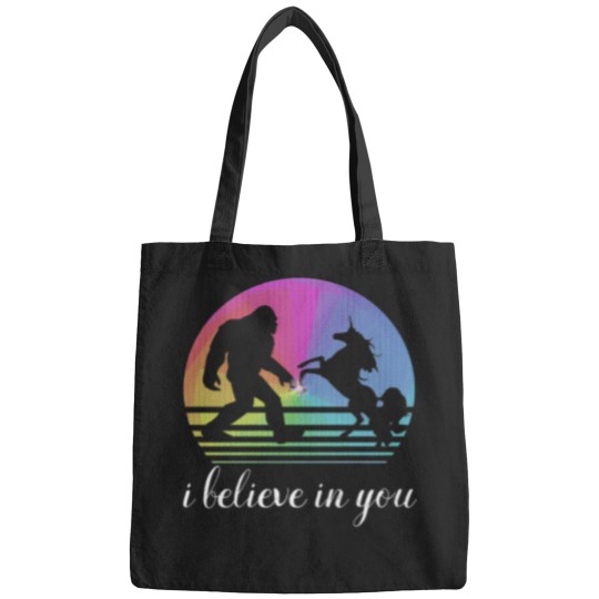 Discover _I Believe In You_ -  and Unicorn design. Couples Design to Inspire Each OtherT-Shir Bags