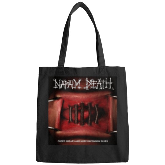 Discover Coded Smears And More Uncommon Slurs Napalm Death T-Shirt Bags