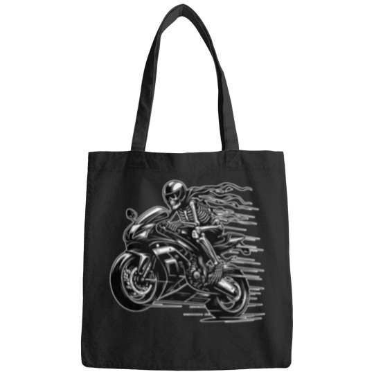 Discover Skeleton Dark Motorcycle Racing Byker Racing Car Nascasr Moto Gps Chopper Ogirdor (15) Bags