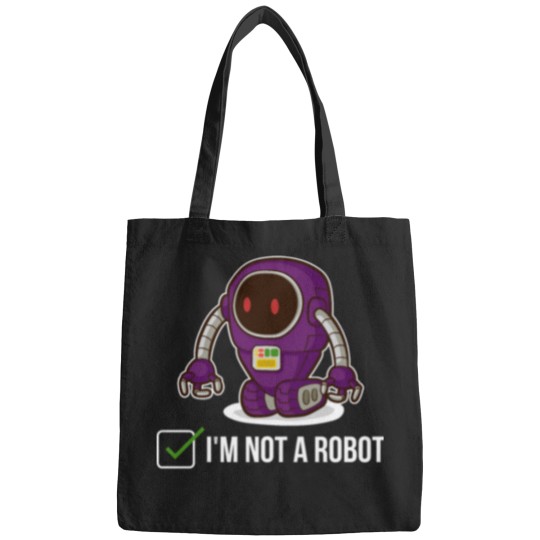 Discover Im Not A Robot Funny Robot Gift Bags