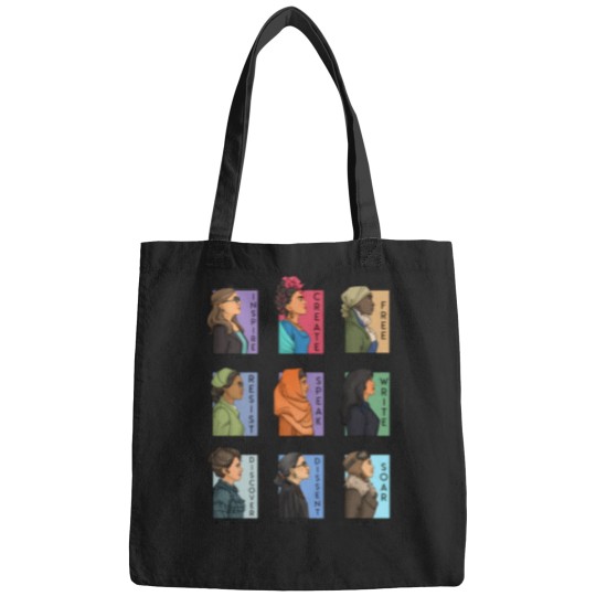 Discover She-Series-Real-Women---Version-1 T-Shirt Bags