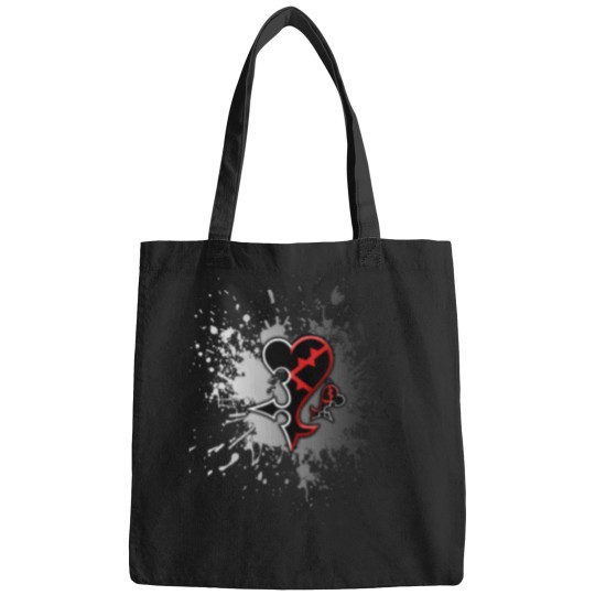 Discover Kingdom Hearts - Heartless Nobody Emblem   T-Shirt Bags