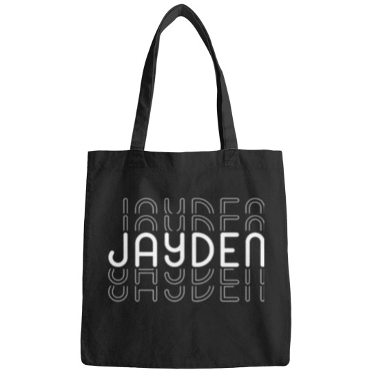 Discover Name Jayden in Blacks and White Style Bags