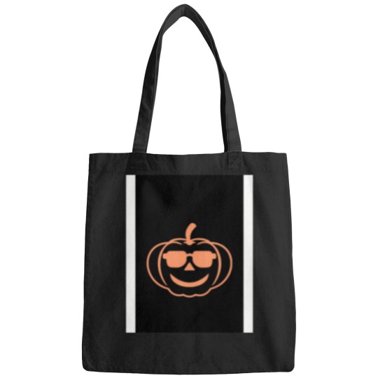 Discover Cool-Dude-Pumpkin-T-Shirt Bags
