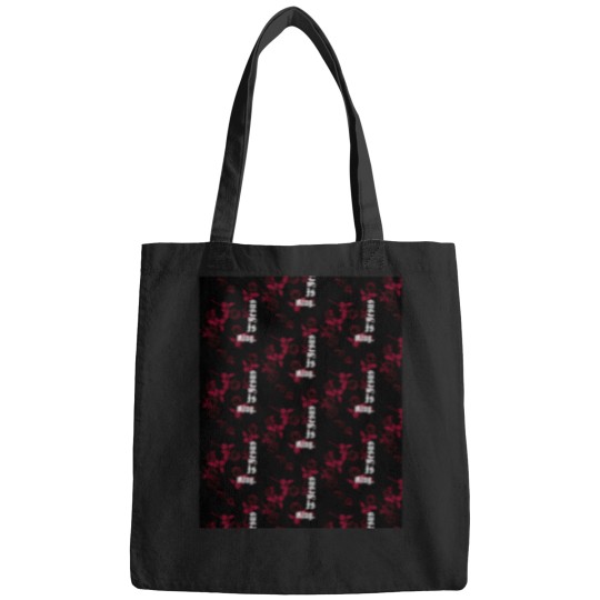Discover Jesus is King (rose) Bags