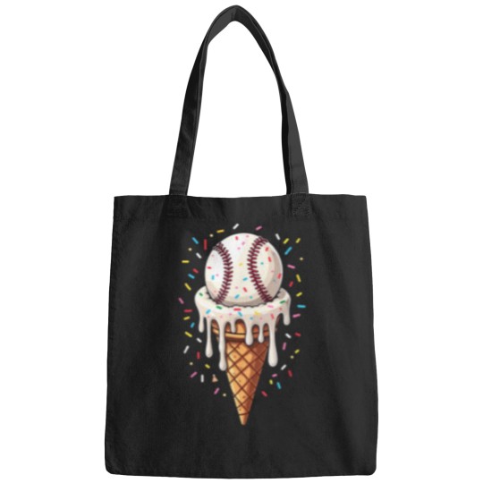 Discover baseball drip boys ice cream cone drip baseball Bags