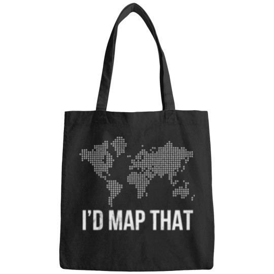 Discover Funny Geography I&X27;D Map That Satellite Imaging  T- T-Shirt Bags