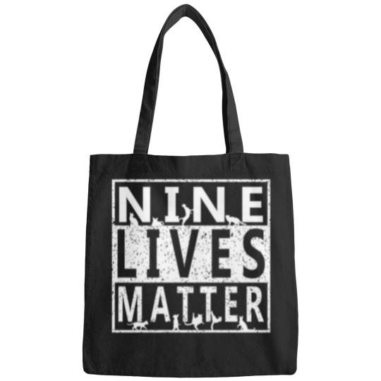 Discover Cat Cat Nine Lives Matter Cat Lovers Gift Bags