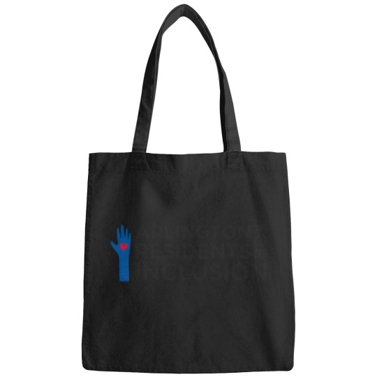 Discover Arlington Residents For Inclusion - Logo Tee T-Shirt Bags