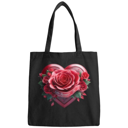 Discover Mother'S Day Heart 2024 With Roses (2) Bags