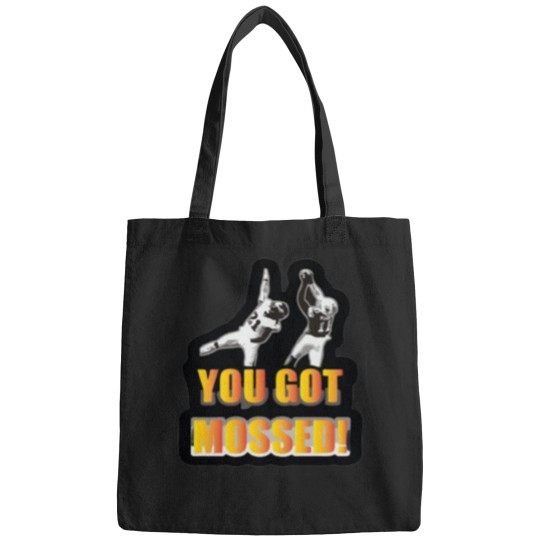 Discover you got mossed sports football funny Bags