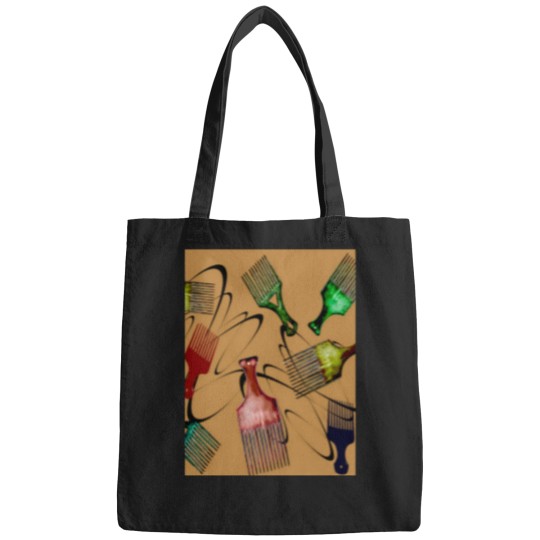 Discover Afro Comb-Brown Bags