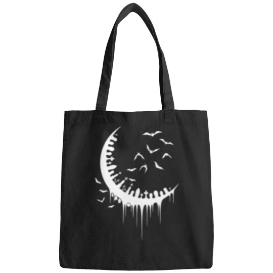 Discover Cemetery-Moon T-Shirt Bags