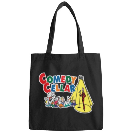 Discover COMEDY IN THE CELLAR SHIRT Bags