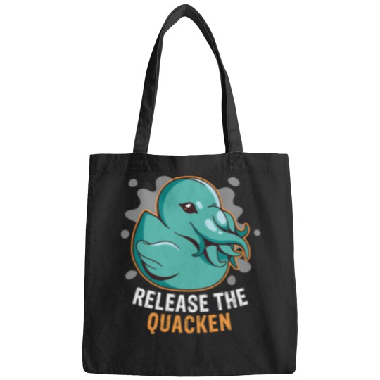Discover Release The Quacken T-Shirt Bags