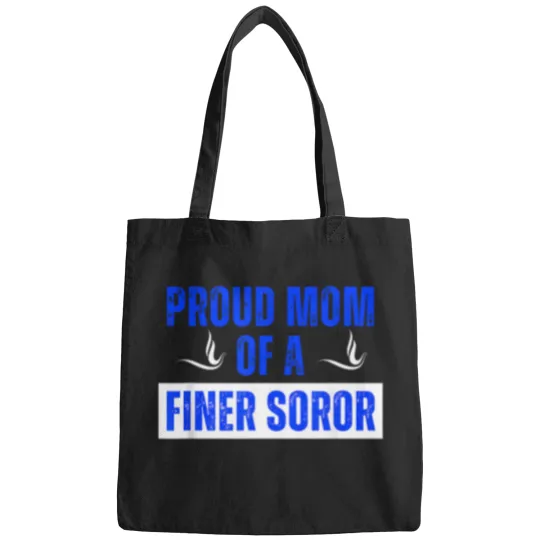 Discover zeta phi beta sorority proud mom of a finer soror Bags