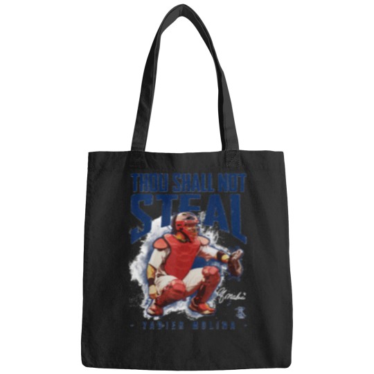 Discover Yadier-Molina-Thou-Shall-Not-Steal-Apparel T-Shirt Bags