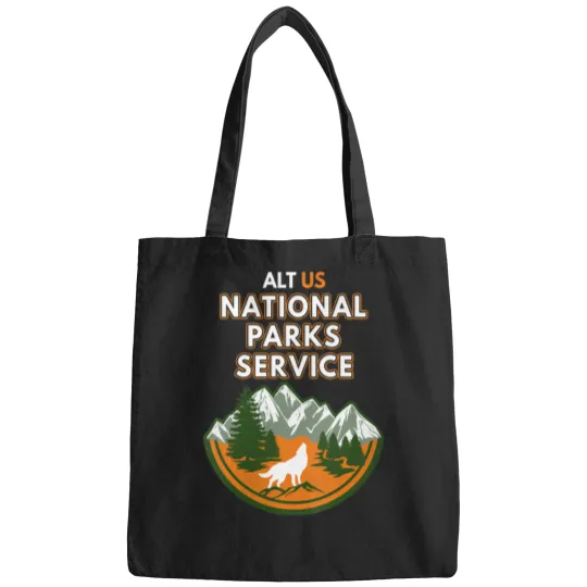 Discover s resist alt us national parks service vneck Bags